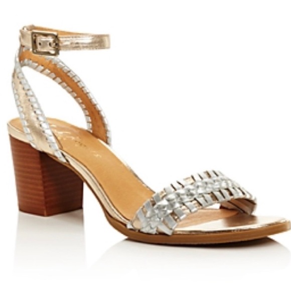 Jack Rogers Shoes - Jack Rogers Tinsley Block Heel Woven Sandals